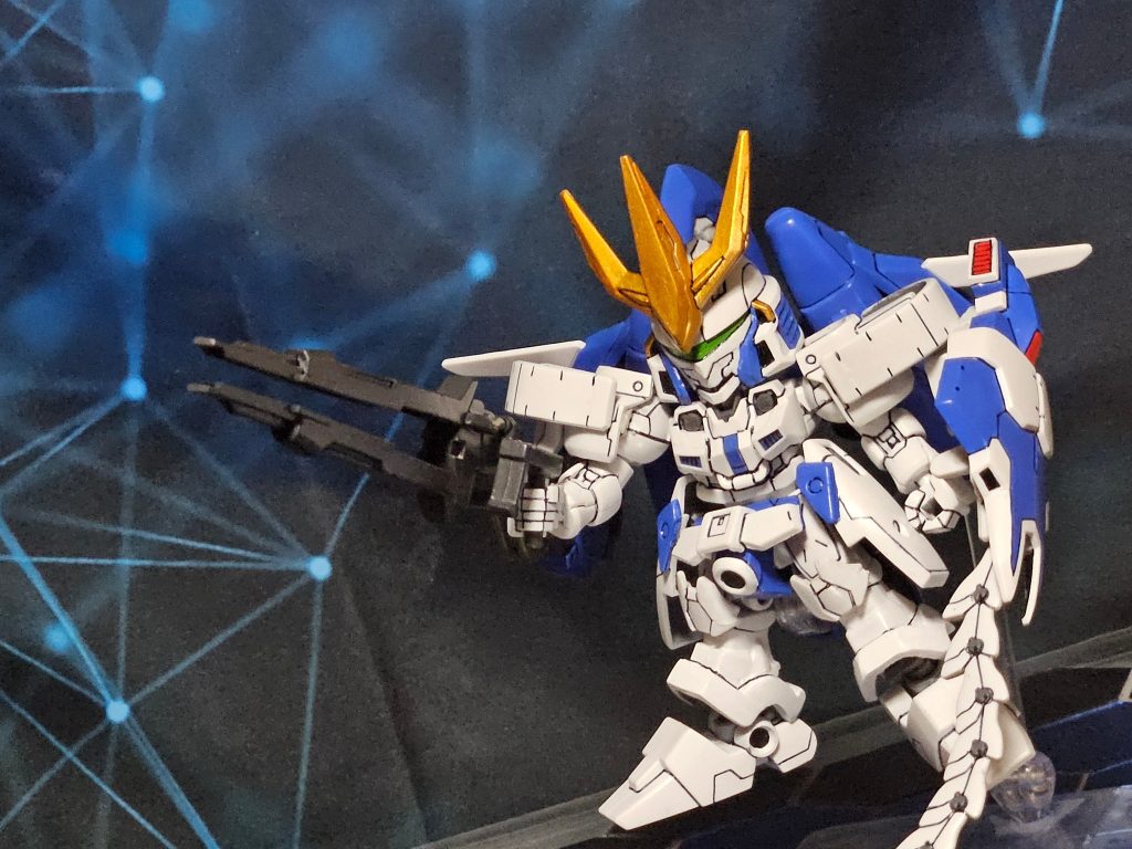 オマケで作ったトールギスIII夏侯惇トールギスIIIの部品に旧HGトールギスIIIの部品を取付けメガキャノンは先端部分をカットしてます。