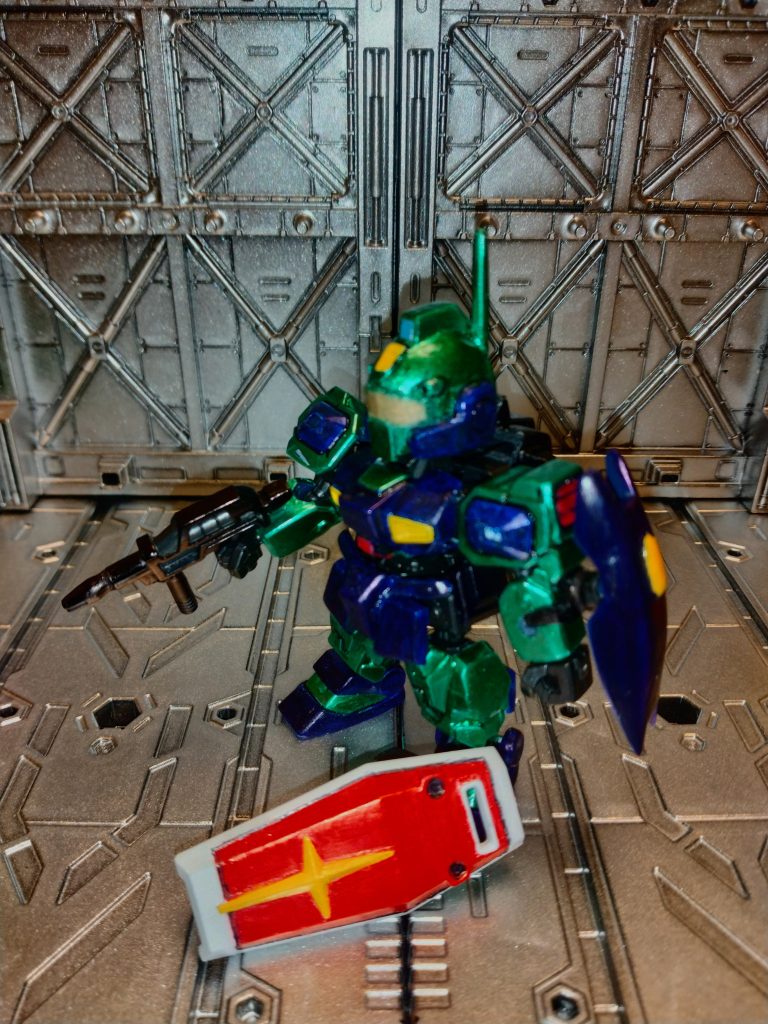 頭、肩、腰はプロトタイプガンダムとリック・ディアスのネモに似ている部分だけを抜粋しています。