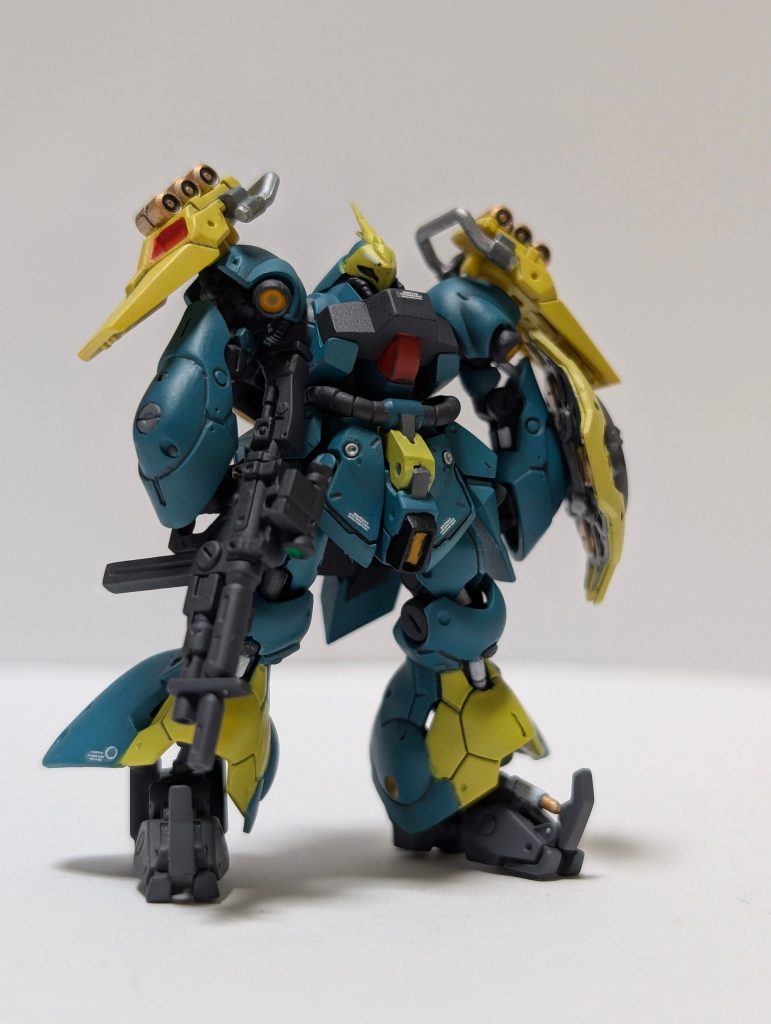 買ってから一度も使ってなかったガンダムルブリスウルグリーンが役に立ちました