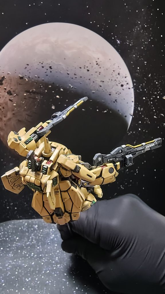 アーティファクトの重モビルスーツ。５弾の中で作るのが一番楽しみだった機体です(zaku-kao5)&nbsp;