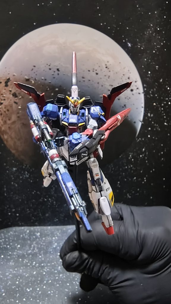 2体手に入ればウェイブライダーも作成したかったんですけどね(gundam-kao10)時すでに遅し。再販してくれ(gundam-kao9)