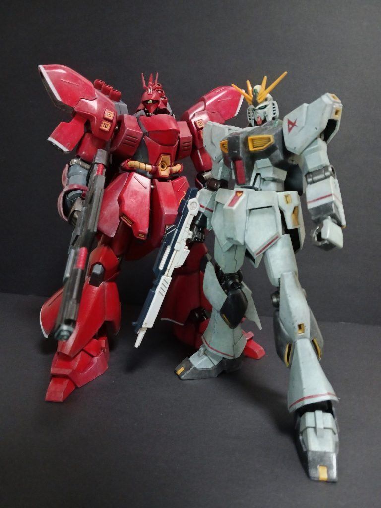 両方好きな機体なので、2機並べるとめっちゃ嬉しい😆