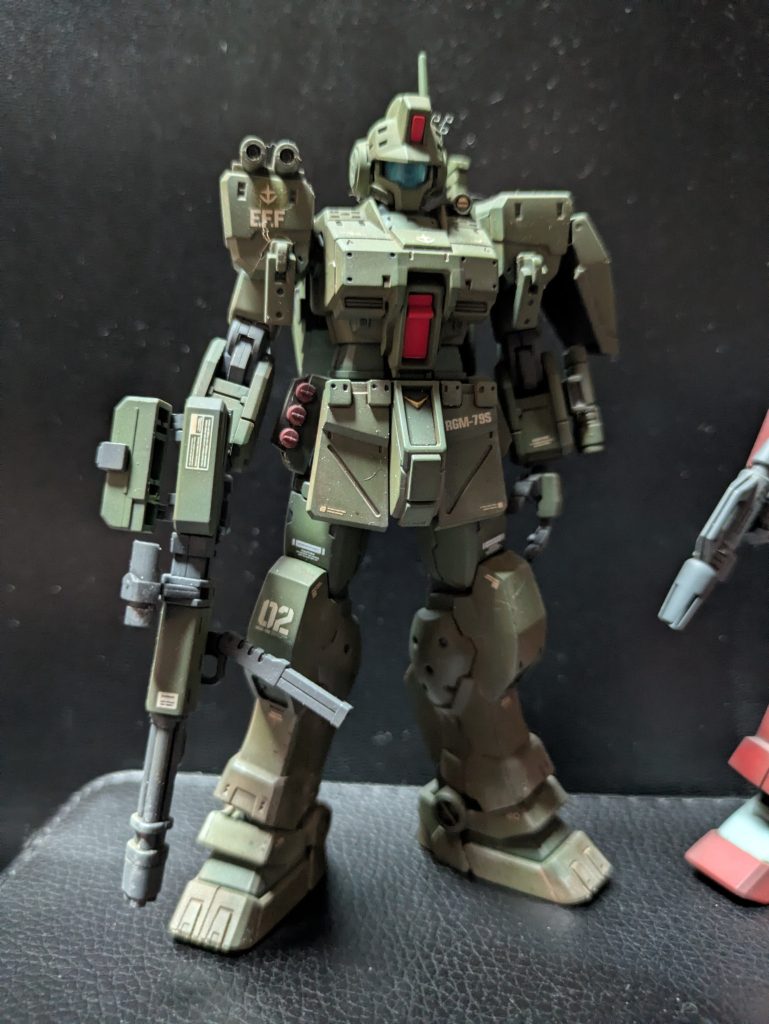 超マイナー機のジムスパルタン、なんといってもイラスト1枚しか無かった機体ですからね。今日はいっぱいジム投稿されてますね😄