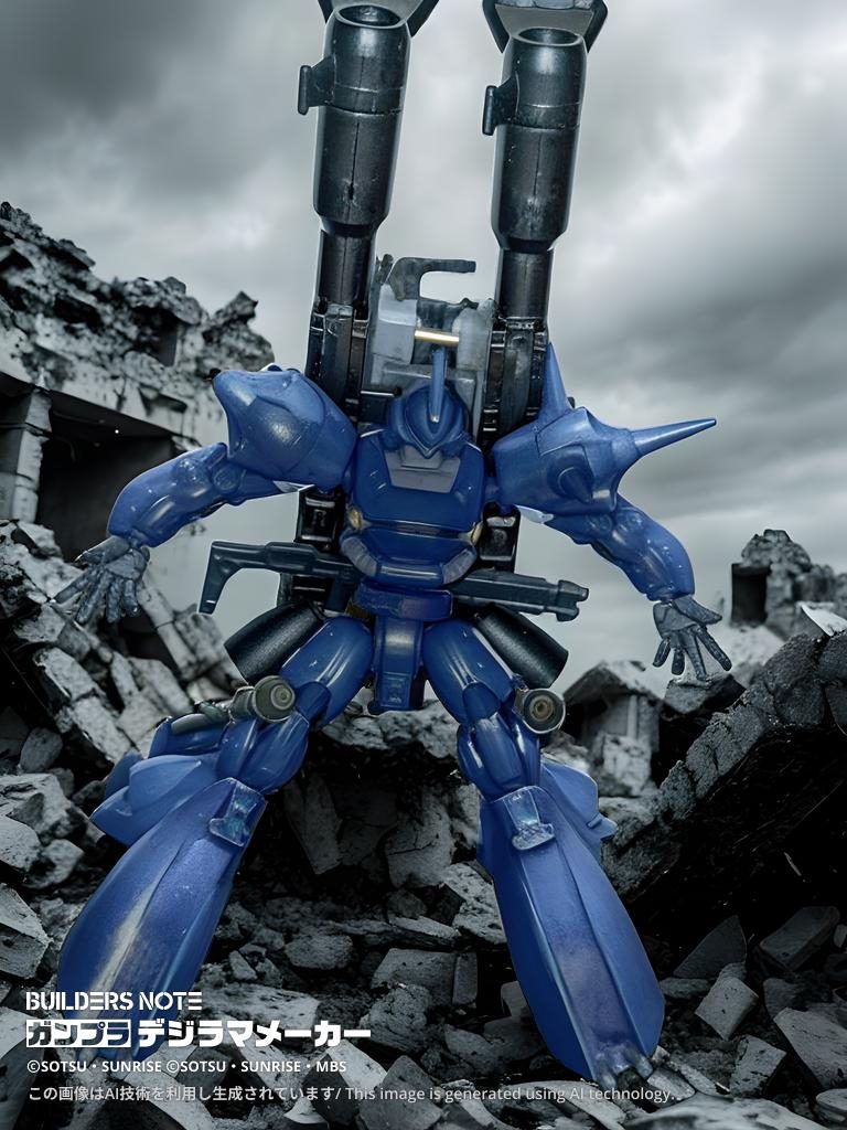 うーーん、世紀末感ヽ(｀Д´#)ﾉ!!武装モリモリの機体はやっぱり良いですねーー(*´艸｀*)