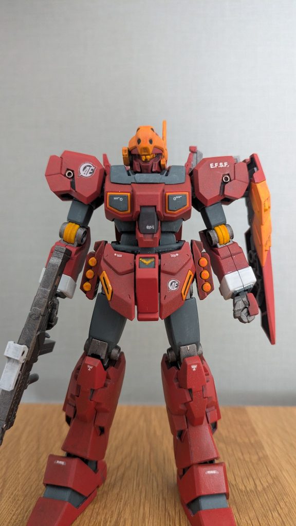 HGUC ジェスタ（筆塗り全塗装）–2枚目/制作者：tomzoh