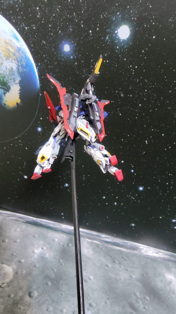 アーティファクトって、後ろ姿もカッコいいですよね(gundam-kao6)ちょっと背景で遊んで見ました（笑）