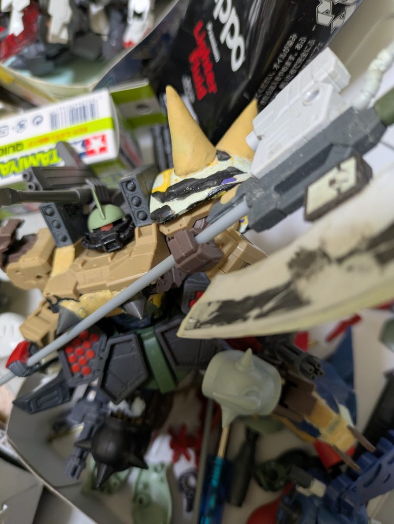 作品名：まだ塗ってないけどかっこいい我ながら😆<p>早く色決めたいけど色塗らなくても気にいってて😆 ザクっていい✨️ ちょっと酔ってます（笑） 改造って素晴らしい✨️ いや〜✨ ザク大好物過ぎて誰にも負けない自信があります‼️‼️‼️ コメント頂けるとめちゃくちゃめちゃく [&hellip;]</p>
