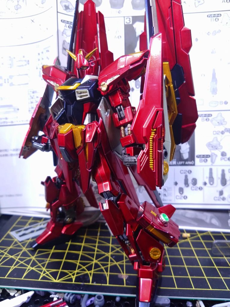 塗装直後作成中の写真撮り忘れてたぜ(^_^;)百式を作ってたはずなのに気づいたらフリーダムに侵食されまくって焦った回でした(笑)&nbsp;最後まで観覧ありがとうございます！ではまたー