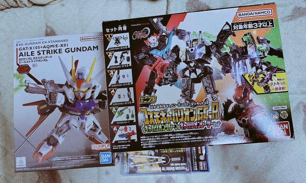 作品名：<p>今日の収穫品は、ミニプラとディバイダーとガンプラをamazonで購入しました。</p>
