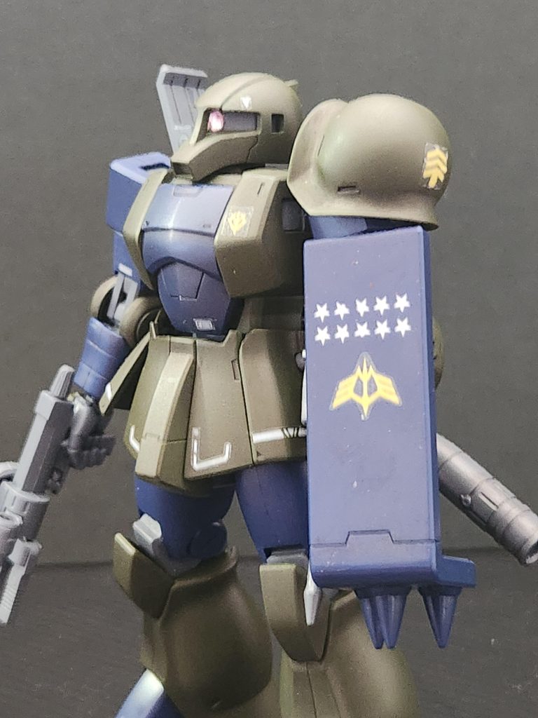 撃墜マークが激戦を生き残った証である。