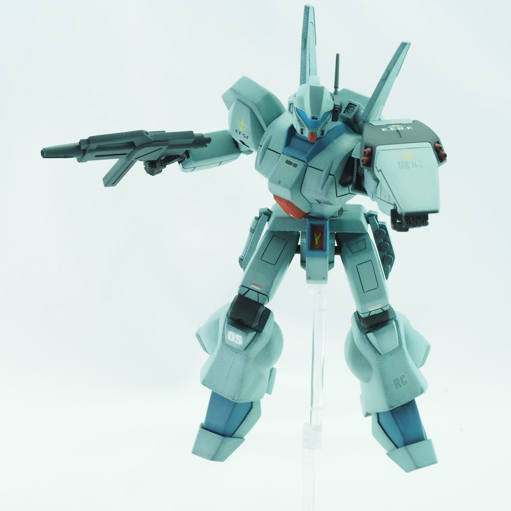 今回は以上です!実は今回ジェガンに手を出したのは、こちらの非会員の方の投稿を拝見したのがきっかけです。投稿者さんの丁寧な仕上げは勿論ですが、「基本工作だけでこんなにカッコいいの!?」と一目惚れしまして、自分でも作りたくなった次第です。非会員の方なので見ていらっしゃるかわかりませんが、良いきっかけを頂きました。ありがとうございます☺️