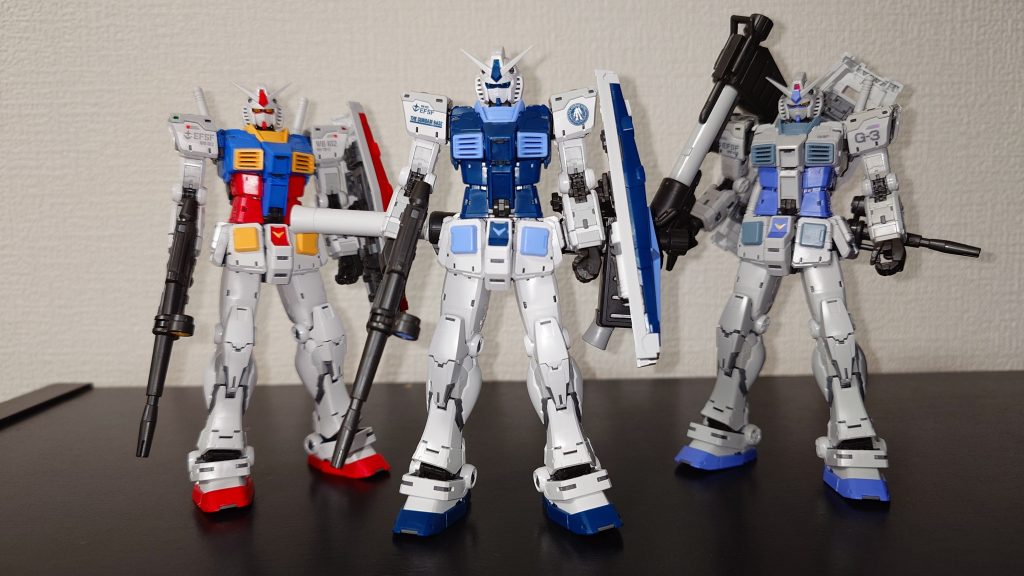 いきなり３体揃ってパシリ📷️G3カラーはこちら(^^)/↓https://gumpla.jp/rg/25174929ノーマルカラーはこちら(^^)/♪↓https://gumpla.jp/rg/2254055&nbsp;&nbsp;