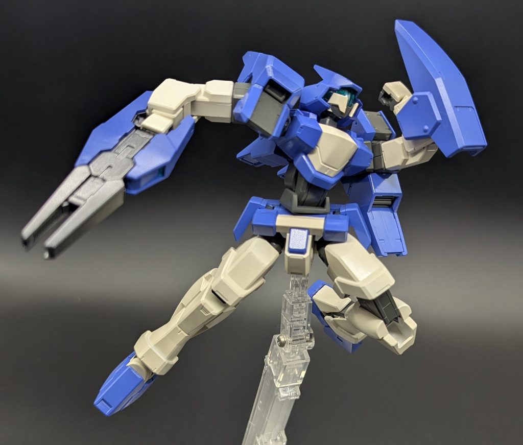 ガードポージングもバッチリ決まります。