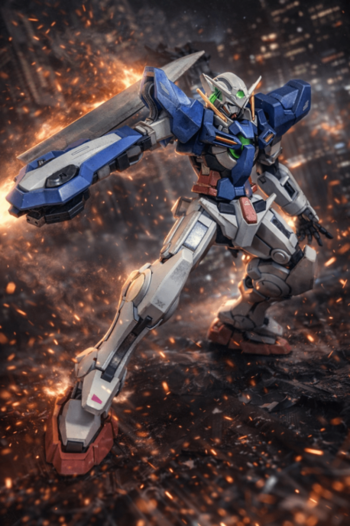 HGガンダムエクシア–3枚目/制作者：せいいち