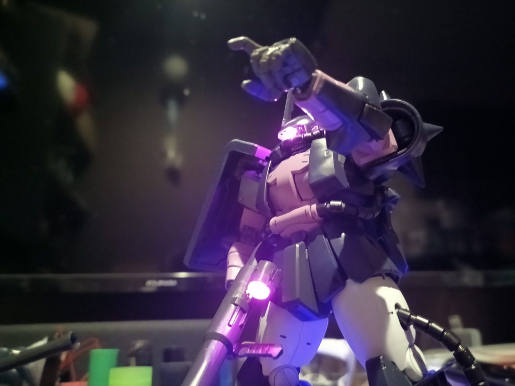 MG 高機動型ザクII 黒い三連星仕様 LED組込み–3枚目/制作者:福田 義康
