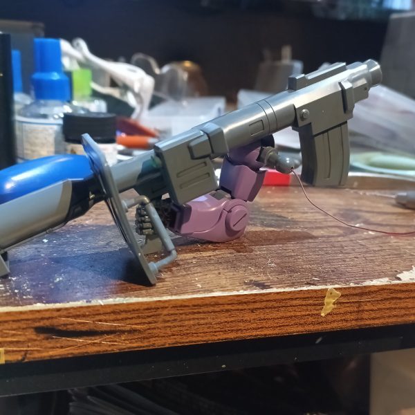 今回はラケーテン・バズを持たせます‼️👍スコープはWAVEのHアイズで小改造☝️（7枚目）