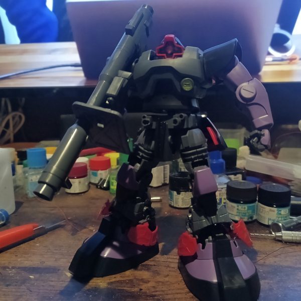 結構早く立ち上がりました😅💦やっぱりドムの無骨なフォルムは最高ですね😁👍‼️（6枚目）