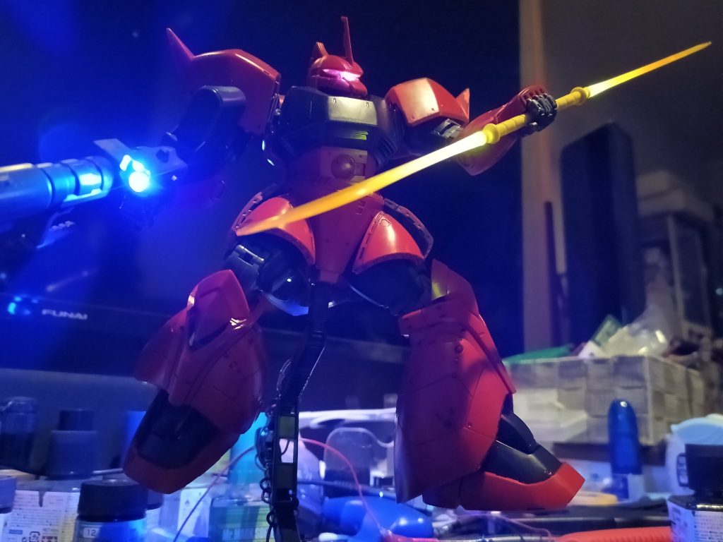 MG ゲルググ ジョニー・ライデン専用 LED組込み–4枚目/制作者：福田 義康