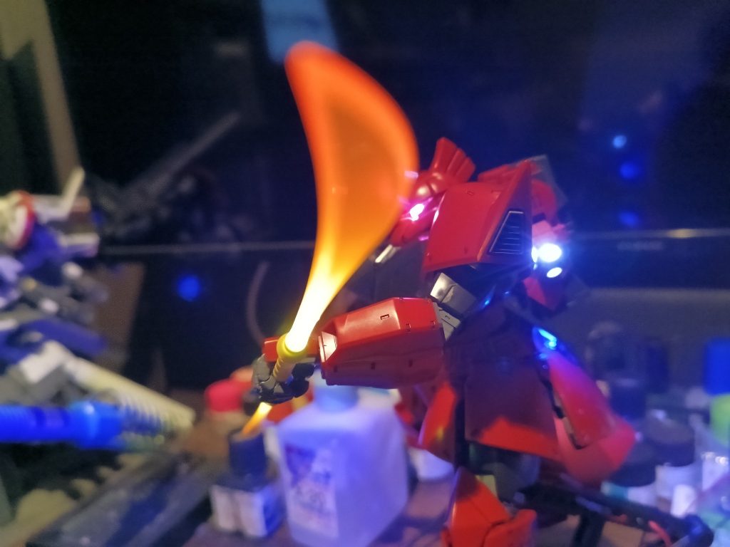 MG ゲルググ ジョニー・ライデン専用 LED組込み–6枚目/制作者：福田 義康