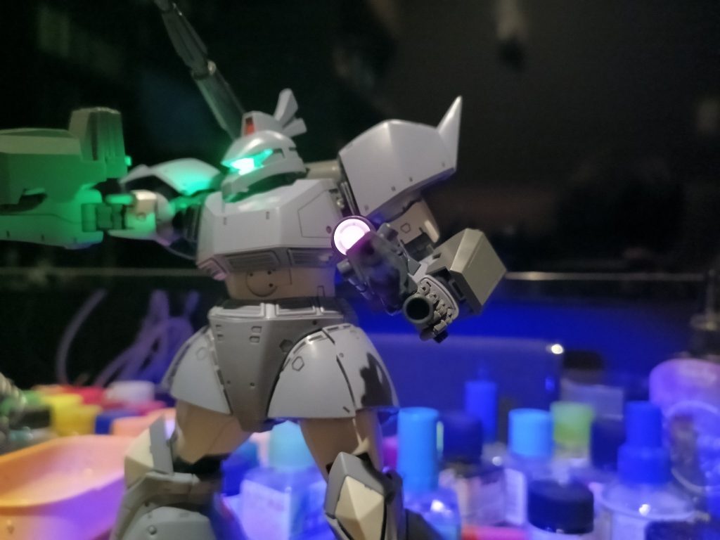 ビームライフルの銃口入れてましたが断線してますね😱😰💦💦