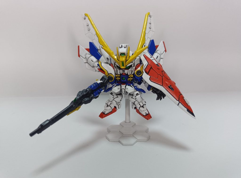 ガンダムアーティファクトのウイングガンダムのパーツとのミキシングです。