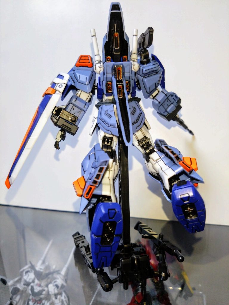 Gフレーム　デュエルガンダム　アサルトシュラウド–9枚目/制作者：基本筆塗り部分塗装仕様