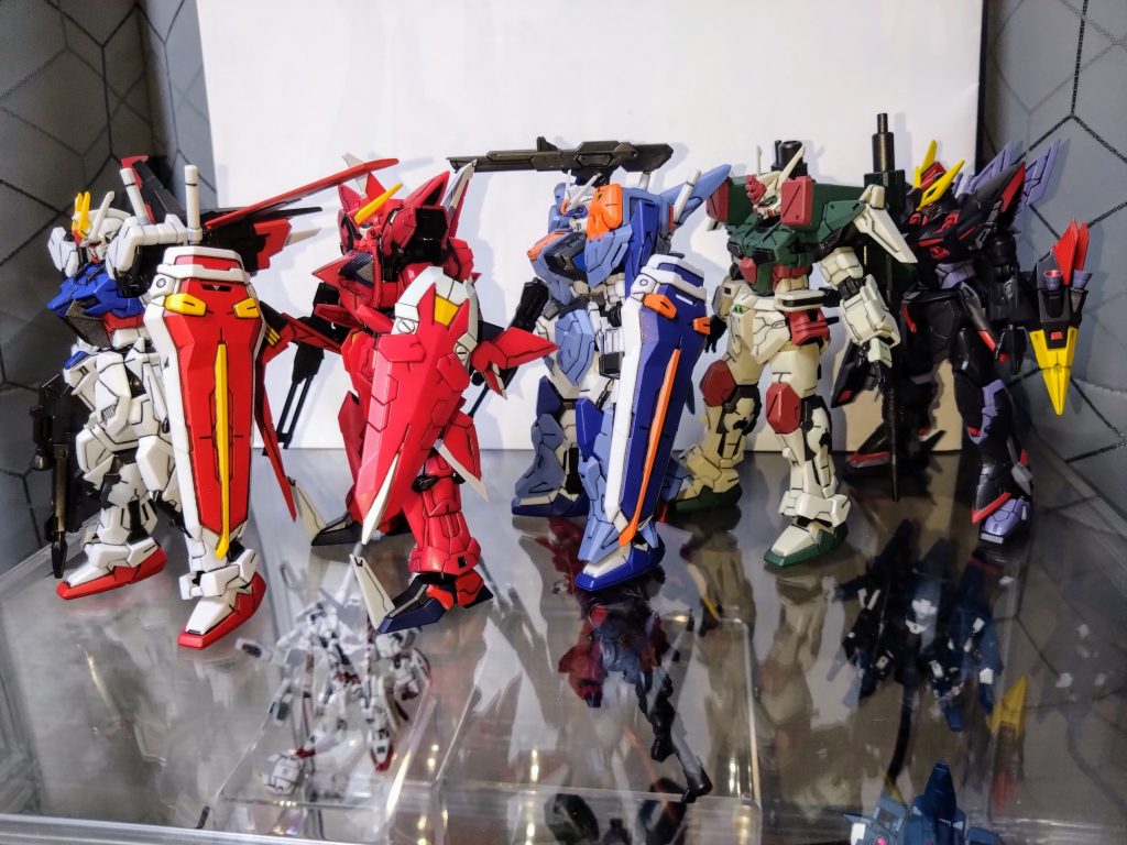 Gフレーム　デュエルガンダム　アサルトシュラウド–5枚目/制作者：基本筆塗り部分塗装仕様