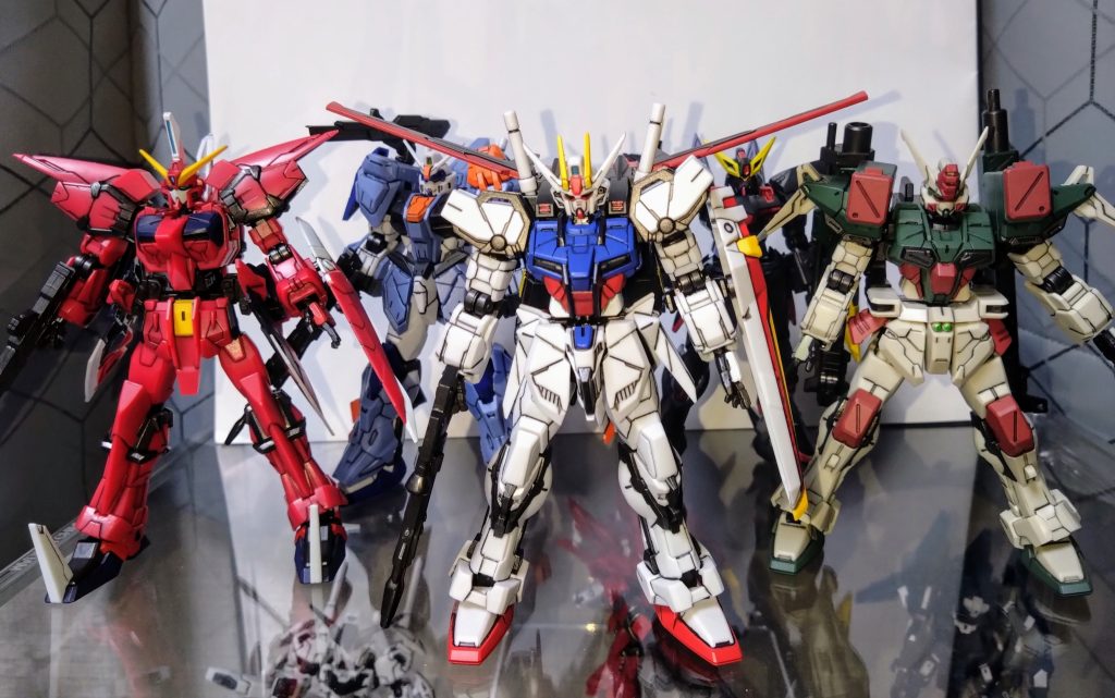 GAT-Xシリーズの5機で。