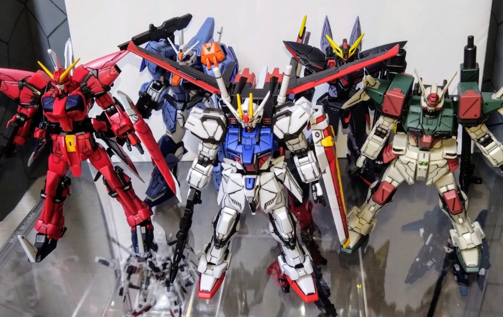 Gフレーム　デュエルガンダム　アサルトシュラウド–4枚目/制作者：基本筆塗り部分塗装仕様