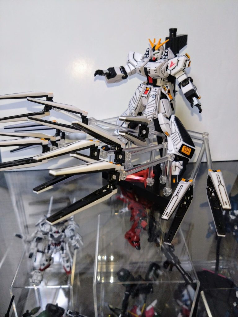 GフレームFA　νガンダム（HWS装備型）–8枚目/制作者：基本筆塗り部分塗装仕様