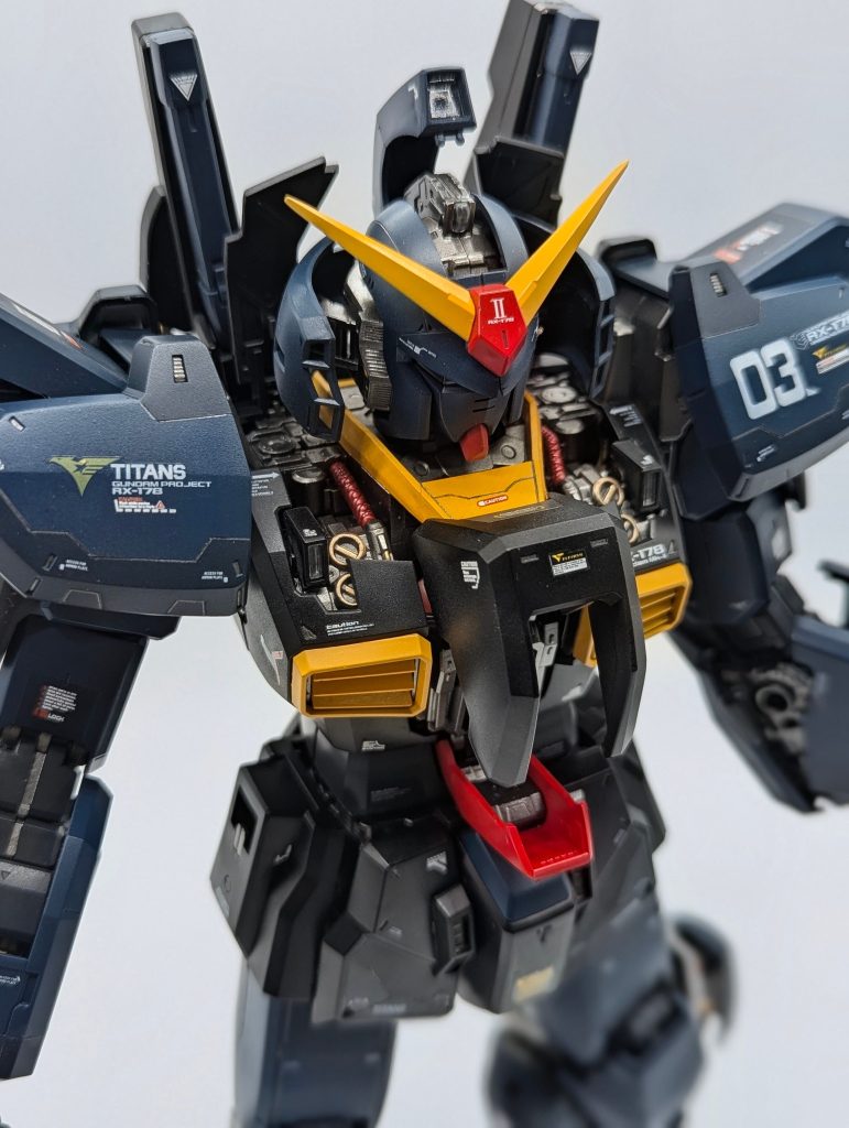 PGガンダムMark2ティターンズカラー改修塗装完成品–4枚目/制作者：kenshira0123