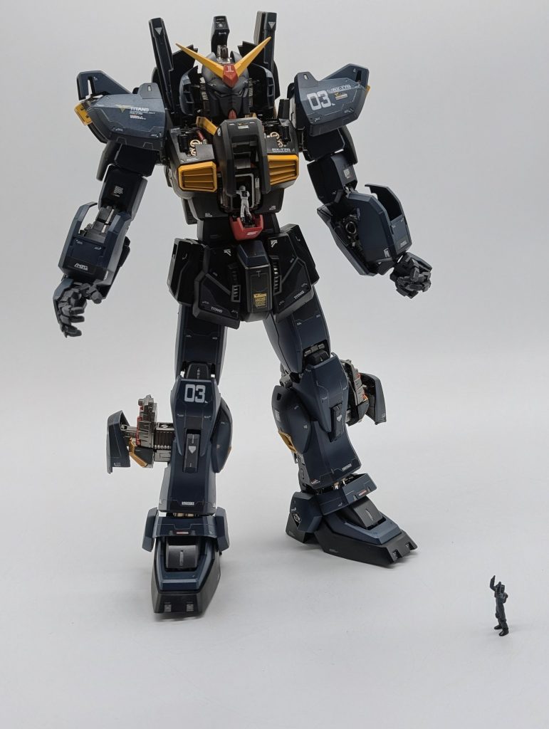 PGガンダムMark2ティターンズカラー改修塗装完成品–6枚目/制作者：kenshira0123