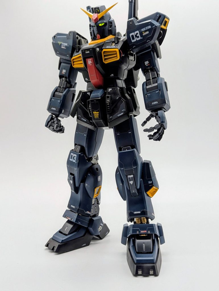 PGガンダムMark2ティターンズカラー改修塗装完成品–7枚目/制作者：kenshira0123
