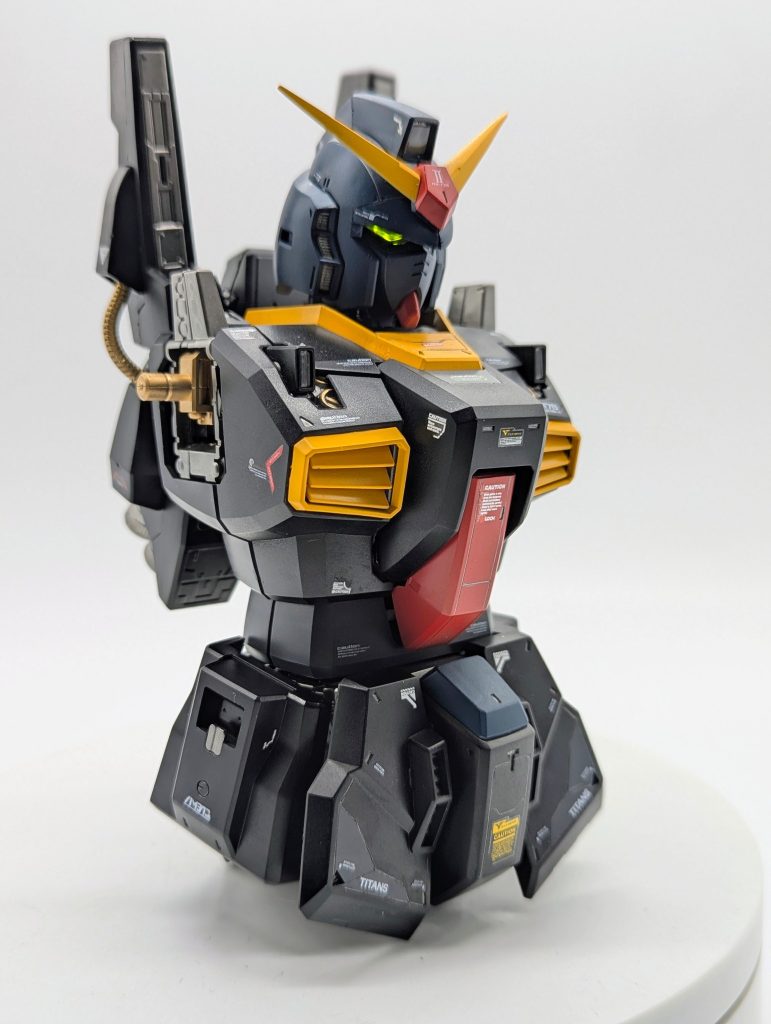 PGガンダムMark2ティターンズカラー改修塗装完成品–2枚目/制作者：kenshira0123