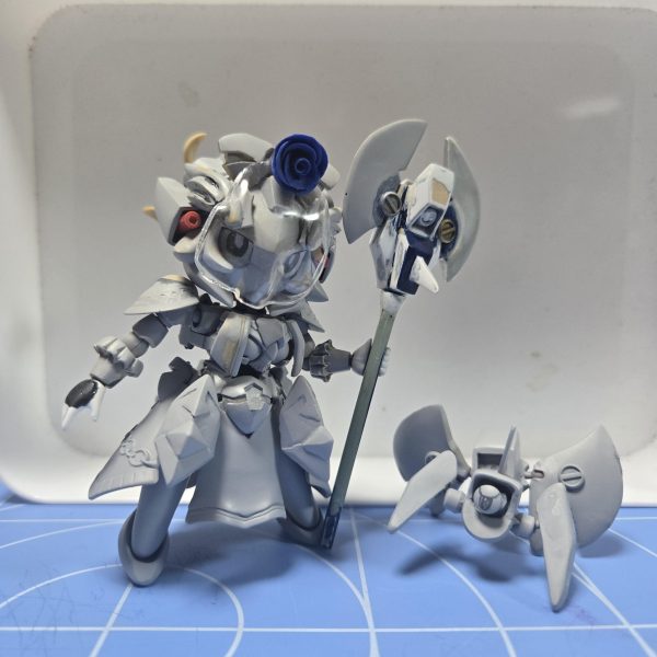 形はもう良いんじゃないかな(zaku-kao3)ヴェールが難しくて…（2枚目）