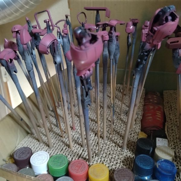 HGシャア専用ザク製作