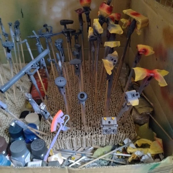HGシャア専用ザク製作