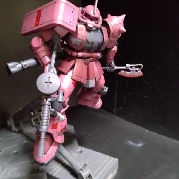 HGシャア専用ザク製作