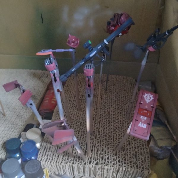 HGシャア専用ザク製作