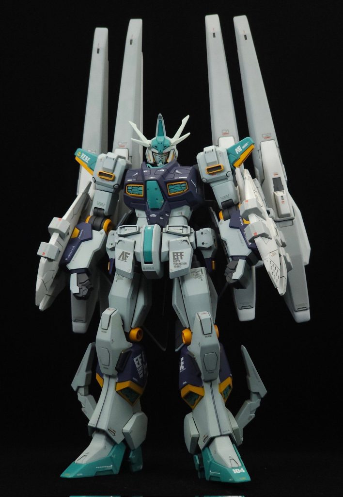 オデュッセウスガンダム量産型νガンダムカラーに変更とてもマッチしてお気に入りです🎵&nbsp;
