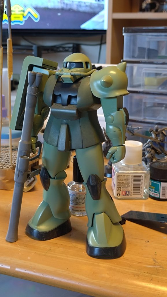 結局エアブラシで塗装…