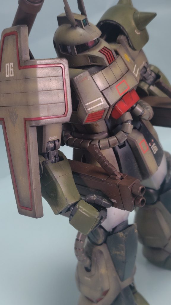 そこそこキツめにウェザリング。アフリカ戦線のイメージかなぁ。