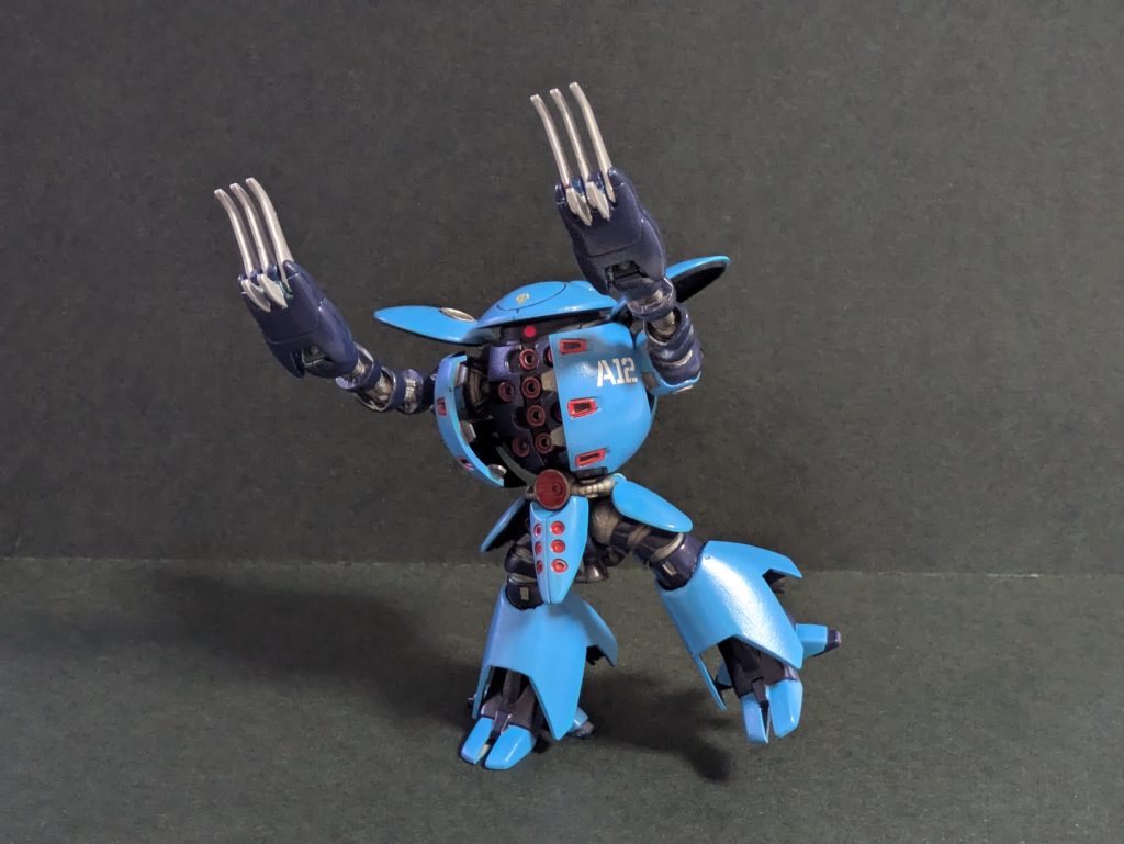 ターンエーカプルのキットはサイズ以外カプールと同じなので、大きな加工無しで塗るだけでカプールに見えます。