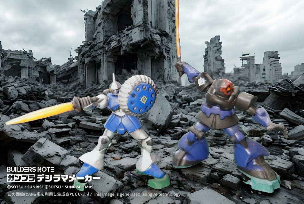 作品名：二人はM.A.V.<p>チョコサプのギャンとドムで遊んでみました、　元ネタは二人はプリキ◯アです　見た事はないですが、魔法少女の二人がステゴロで魔物をぶちのめす（魔法どこ行った？）お話でしょ？　見た女の子たちが、軒並み総合格闘戦を目指すという… [&hellip;]</p>
