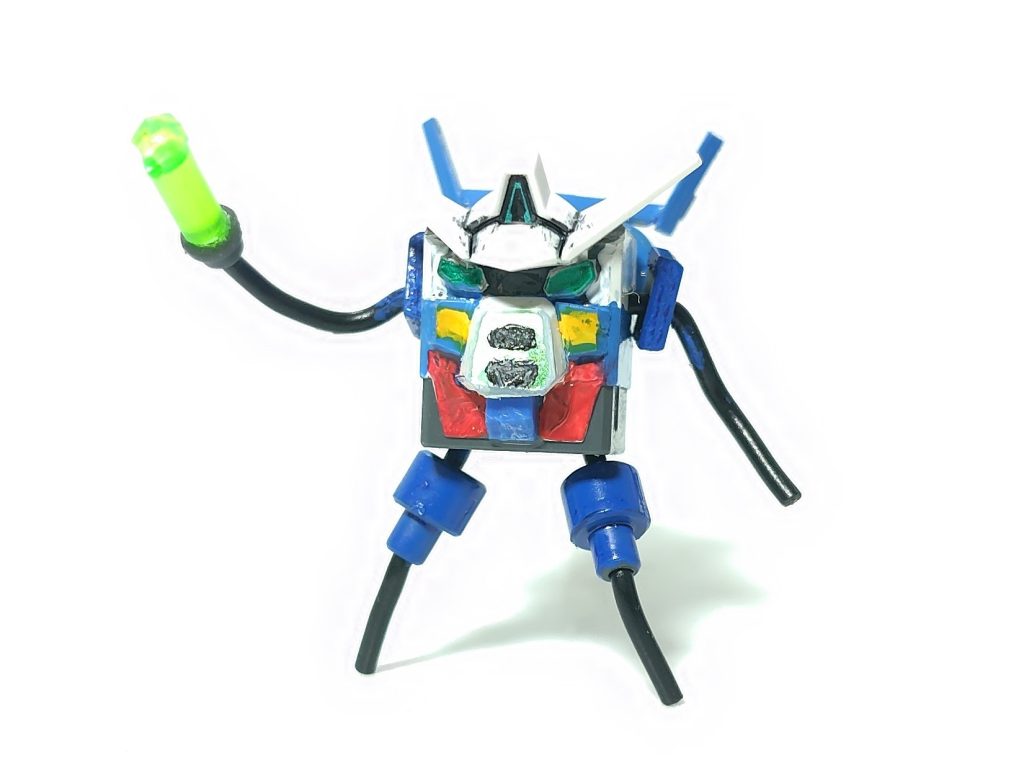 ビームはないシクルブレイドだけが彼の武器