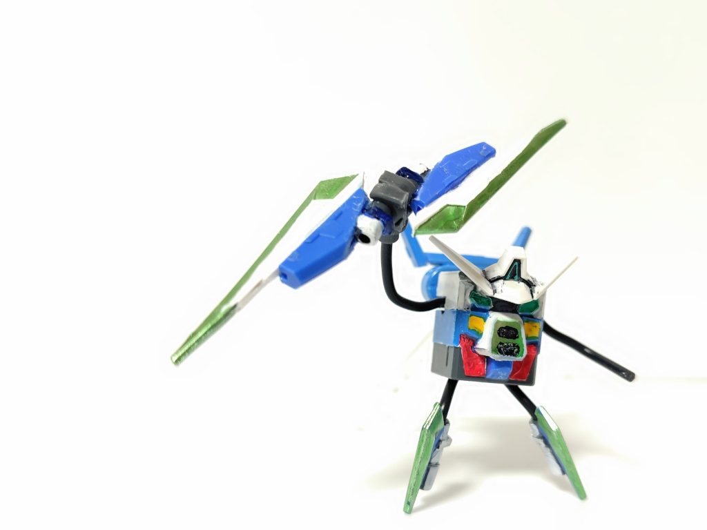 ジョイントパーツを使ってレイサーブレイドを連結しレイサーブーメランに出来ます