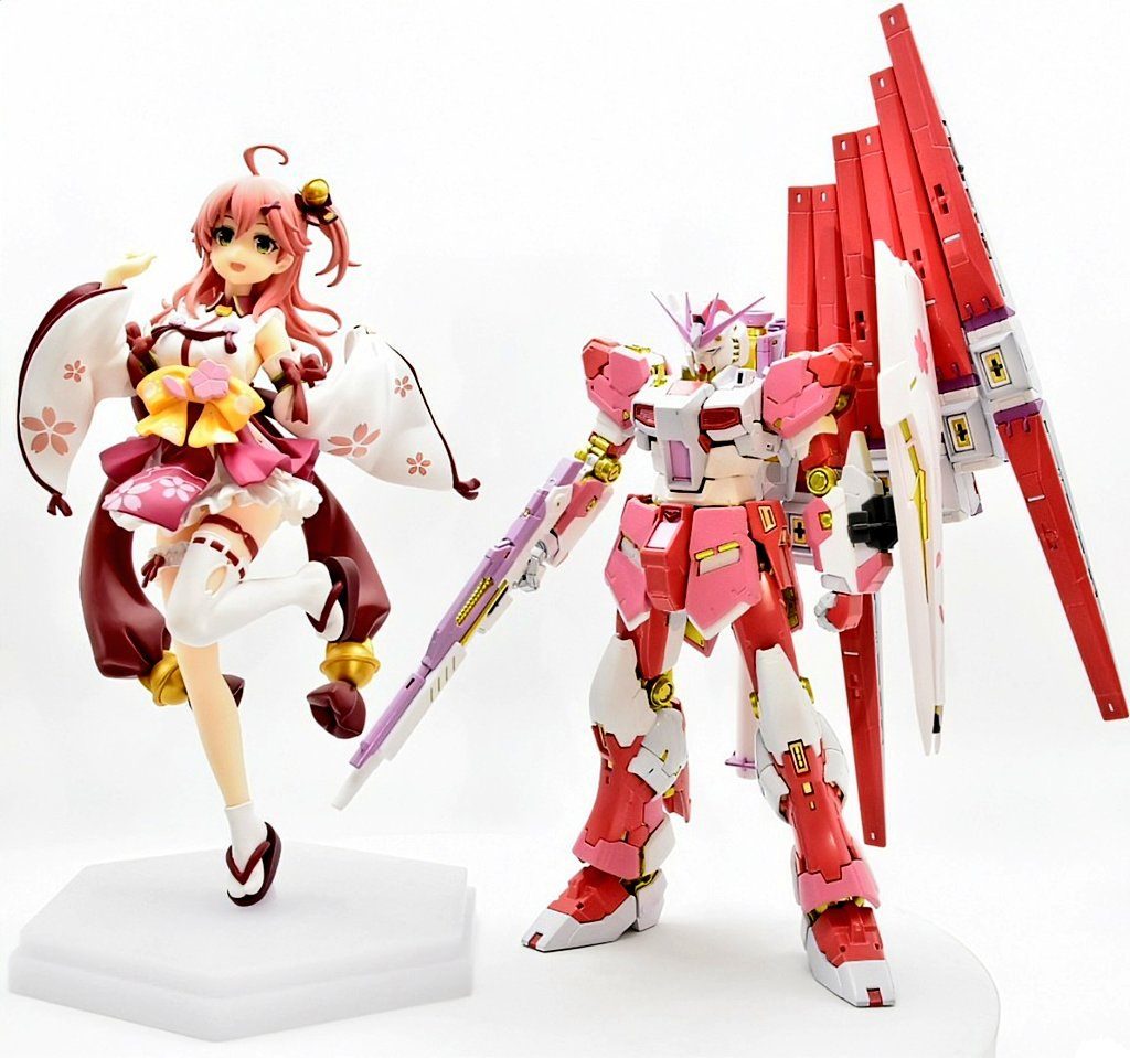 RG νガンダム さくらみこ🌸カラー 完成