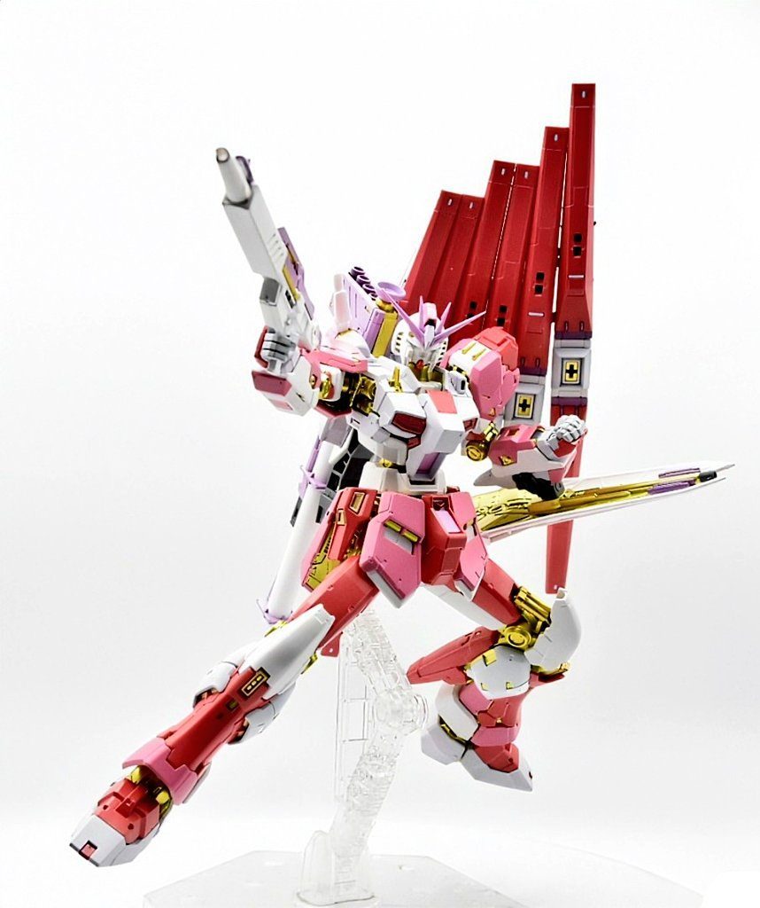 RG νガンダム さくらみこ🌸カラー 完成–5枚目/制作者：shin