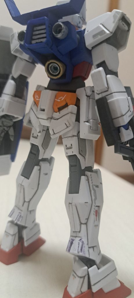 後ろからも。独特のあるランドセルも作ってみたらカッコいいじゃん。初見はなんかなぁと思ってたのに。