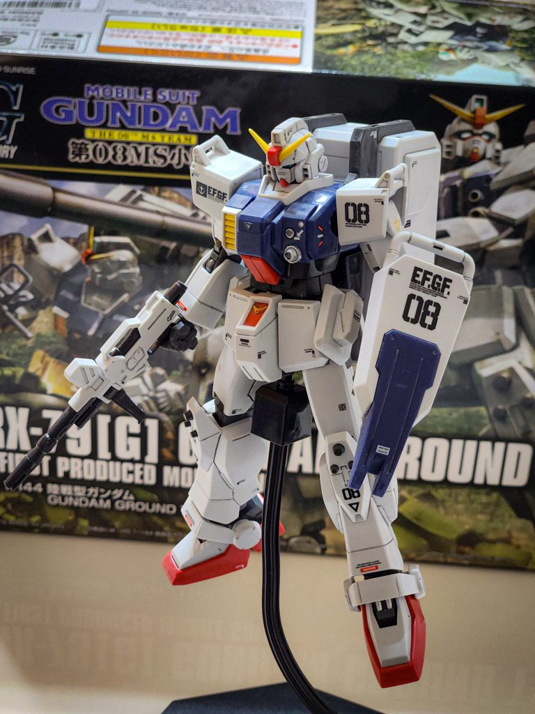 作品名：陸ガン　トップコート待ち<p>デカール終了！ トップコートで完成予定🤭</p>
